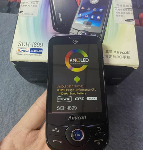 三星i889电信版3.2寸电阻屏手机  全...
