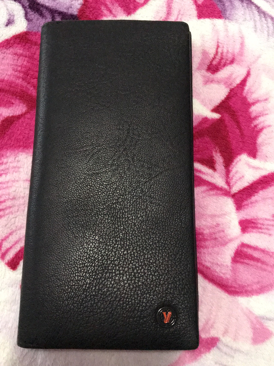 意尔康男士票夹，全新，纯羊皮，专柜正品，原...