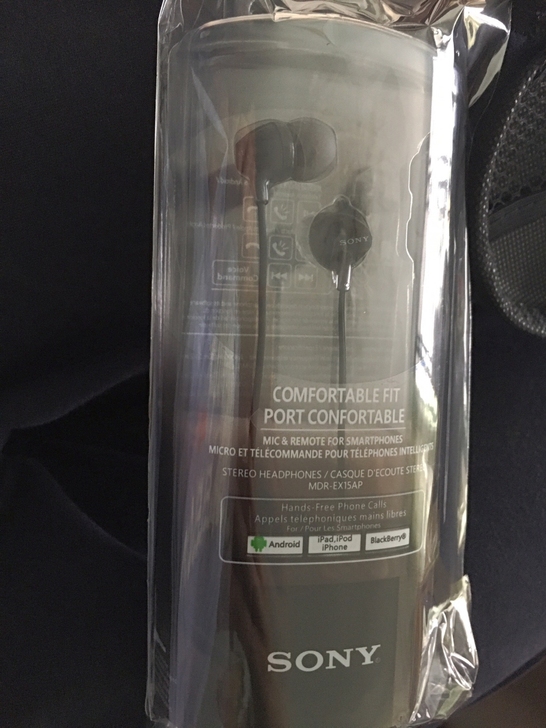 原装索尼MDR-EX15AP入耳式重低音耳...