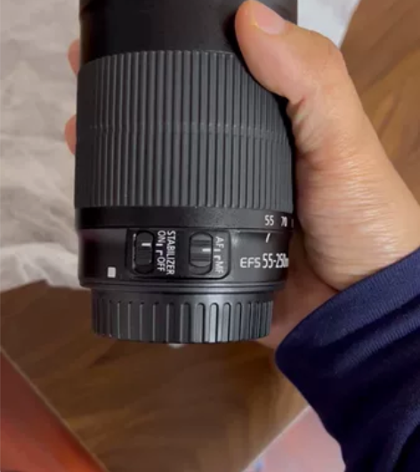 佳能55-250mm镜头 买来只用过两次，...