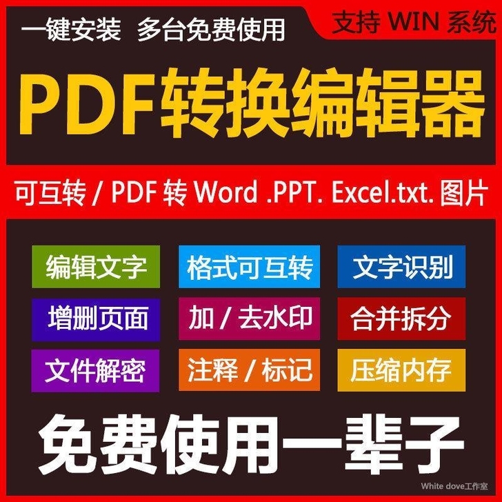 pdf转换格式 软件word修改文字内容去...