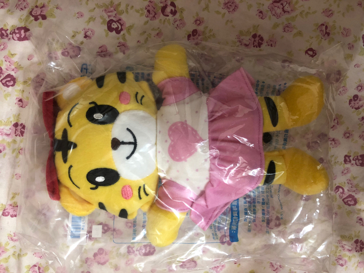 巧虎小花穿衣爱心组 小花妹妹玩偶人偶毛绒全...