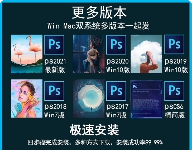ps、pr、ae、au等等软件安装包中文版...