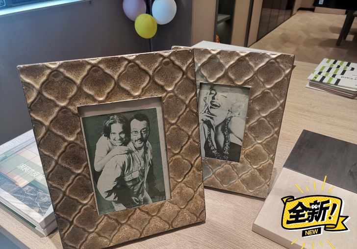 爱室丽家居复古金属相框，工业风，低调奢华，...