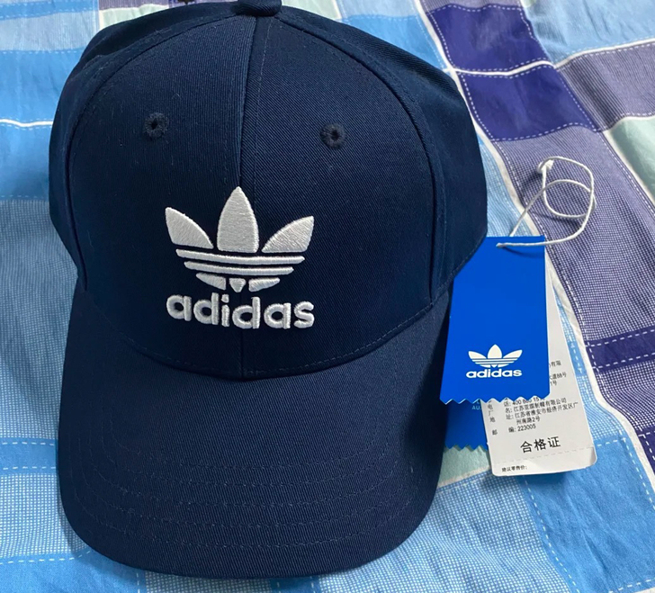 adidas阿迪达斯三叶草藏蓝色棒球帽