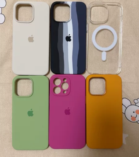 苹果14pro max 液态硅胶手机壳 买...