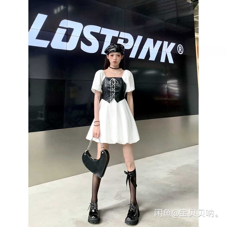 松本丧丧花苞裙,九新m码。50包邮出。这件...