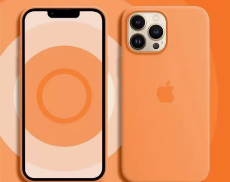 苹果13/promax液态硅胶手机壳mag...