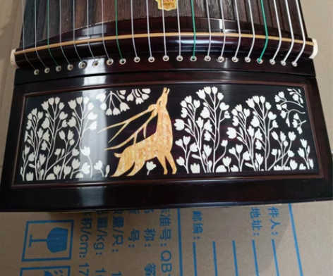 敦煌古筝九色鹿，高端演奏古筝，考级用筝，9...