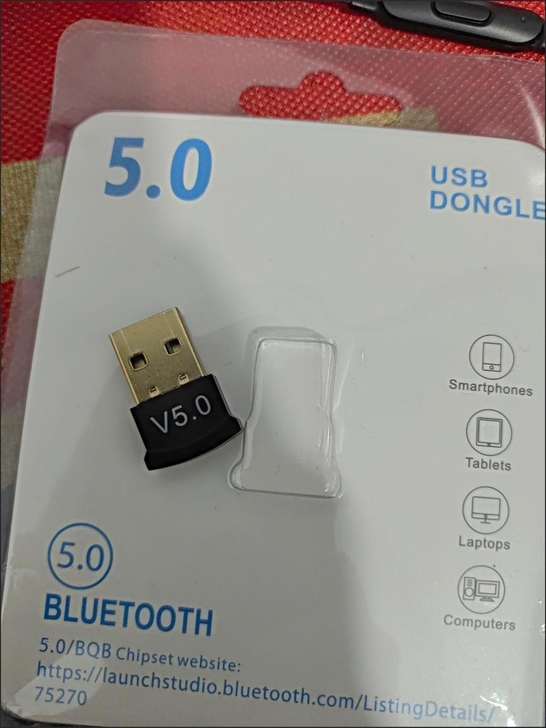 【免驱动蓝牙5.0适配器9.9元包邮】无线...