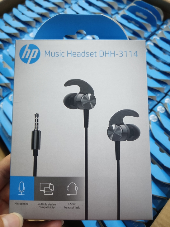全新惠普HP入耳式耳机游戏音乐手机电脑通用...