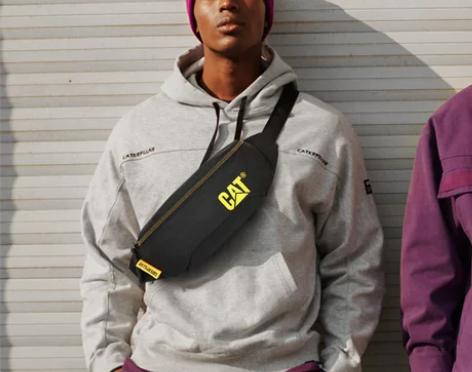 CAT/卡特胸包腰包斜挎休闲街头腰包单肩包...