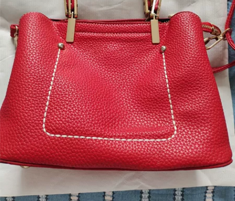 红草帽女士真皮包手提包斜挎包 200多店里...