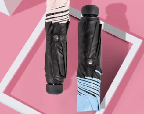 天堂伞夏季黑胶防紫外线晴雨两用伞摩登小清新...