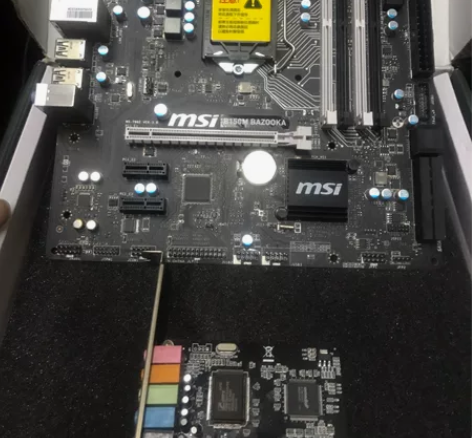 微星b150m bazooka主板 拆机处...