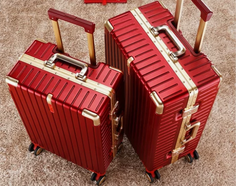 全新 24寸陪嫁箱行李箱结婚新娘嫁妆压箱女...