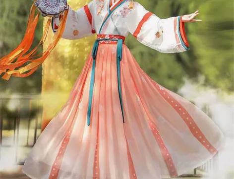 出一套很仙的晋制汉服，衣服很好看，三件套可...