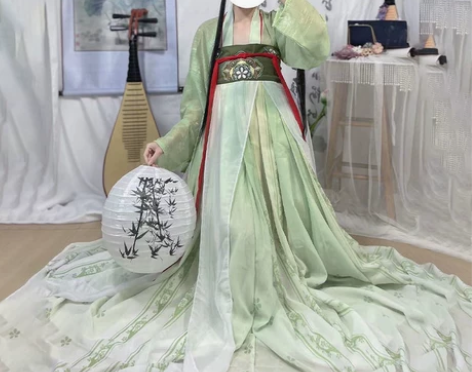 汉旭【梨花朵朵】汉服女唐制齐胸襦裙中国风日...
