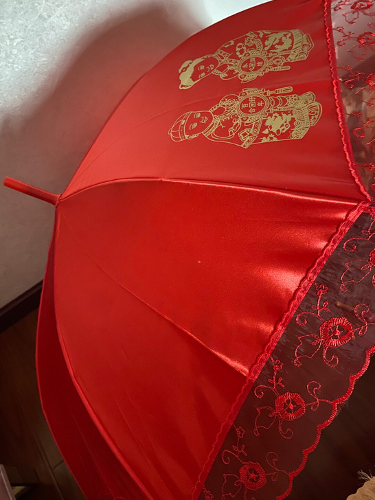长柄两用蕾新娘伞用品婚伞 适用对象:成人 ...