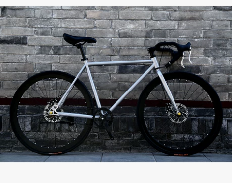 洛维斯死飞自行车男公路赛车碟刹学生女单车跑...