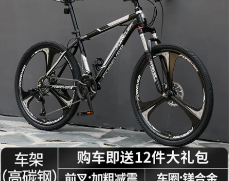 【88狂欢价】上海永久牌山地自行车男式新型...