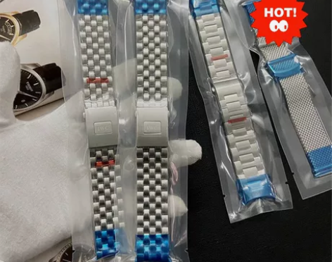 万国表带飞行员小王子马克17 18钢带不锈...