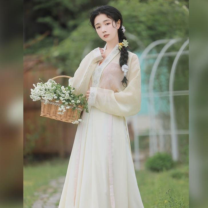 醉雨朵正品原创夏凉宋制三件套汉服女中国风春...