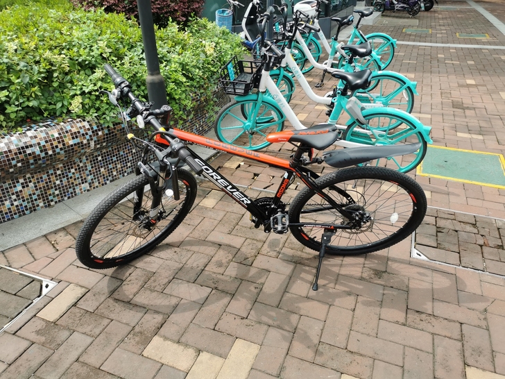 ｜交通出行｜永久山地自行车，前3后8。变速...