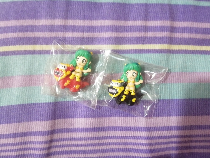 福星小子，拉姆扭蛋，小手办。绝版，仅此一对...