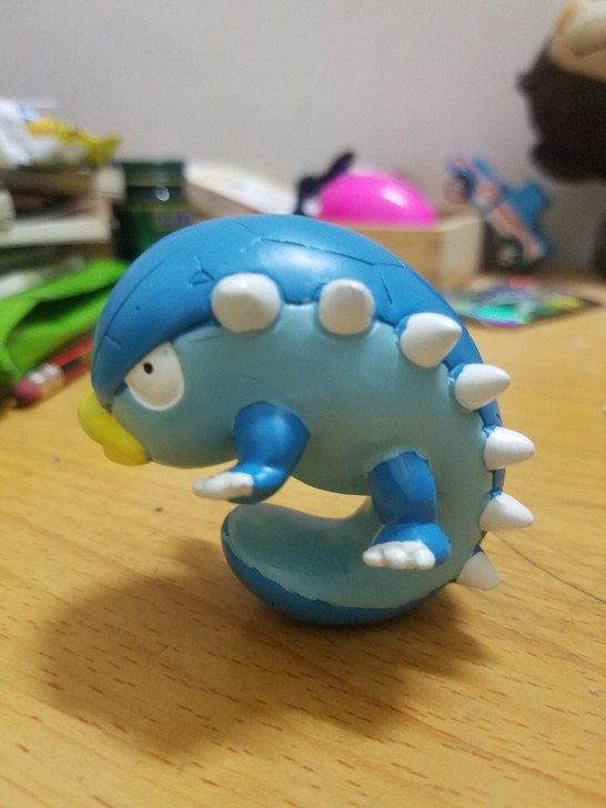 模天下石器时代周边手办公子。绝版蓝穿。所见...