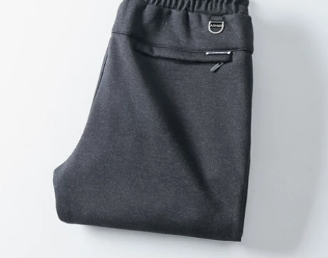 秋冬款加绒保暖运动裤男士松紧腰小直筒休闲裤...