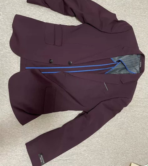 selected男士西装,修身款,只穿了一...