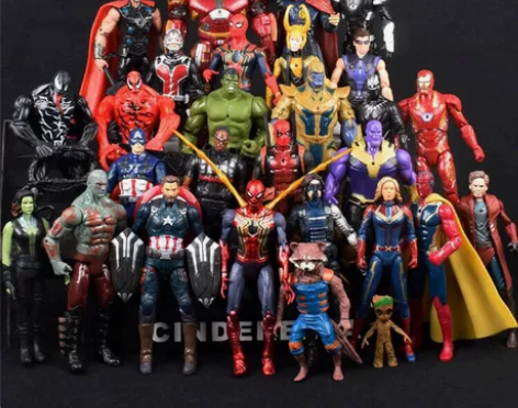 特价漫威复仇者联盟灭霸手办玩具可动模型钢铁...