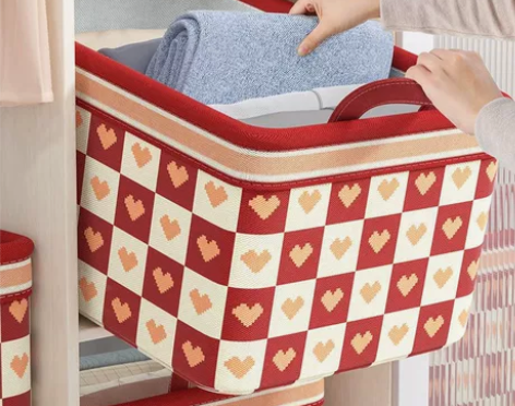 【特价清仓】收纳箱家用衣服裤子防尘收纳筐衣...
