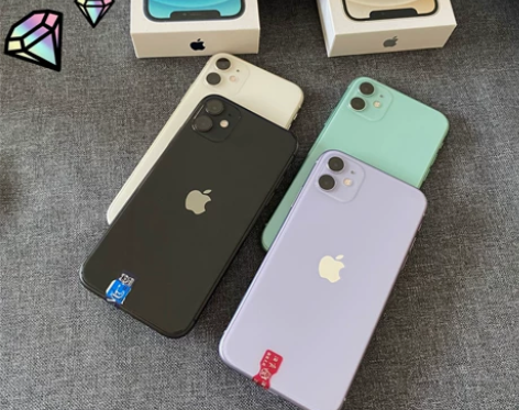 苹果iphone11黑色128G美版有锁网...