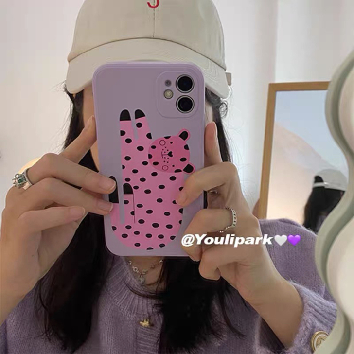 iPhone12Promax紫色硅胶手机壳