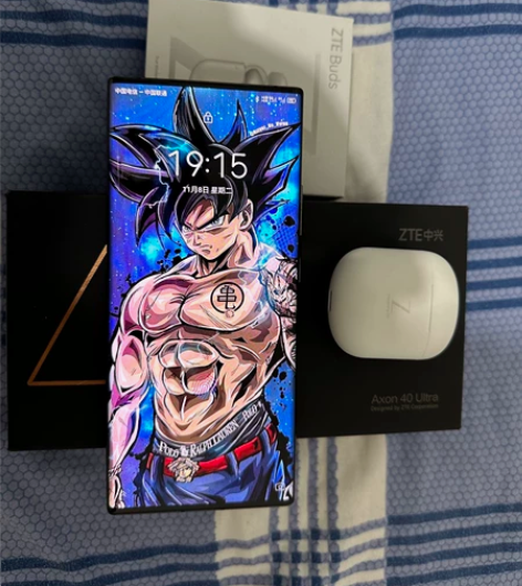 中兴AXON40Ultra全面屏手机,无拆...