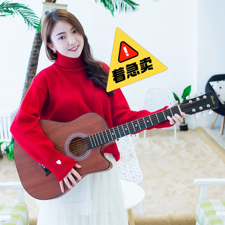吉他出售，买来没用过全新的，吉他入门者可以...