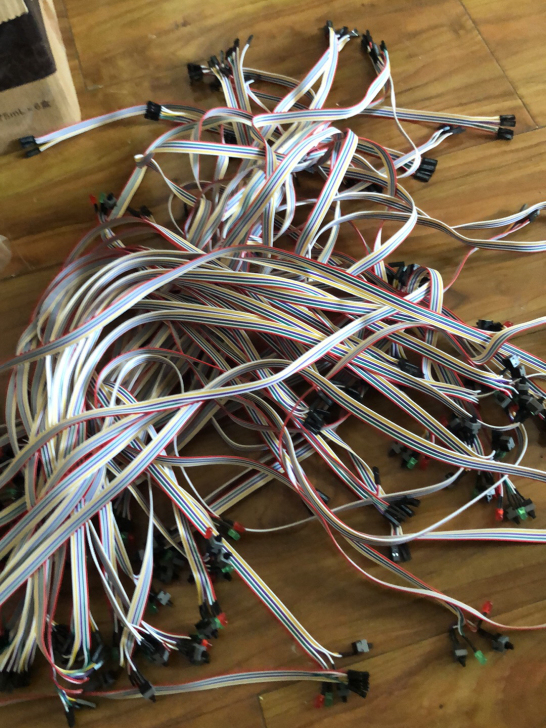 电源开关台式机主机机箱跳线电脑重启开机线按...