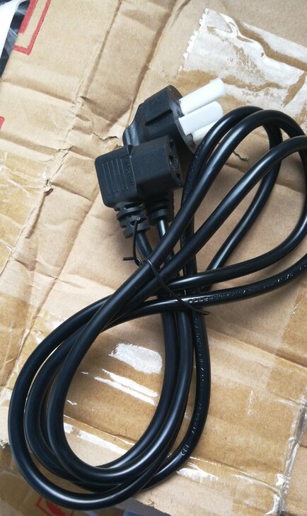 3C认证90度国标弯尾电源线 电脑主机连接...