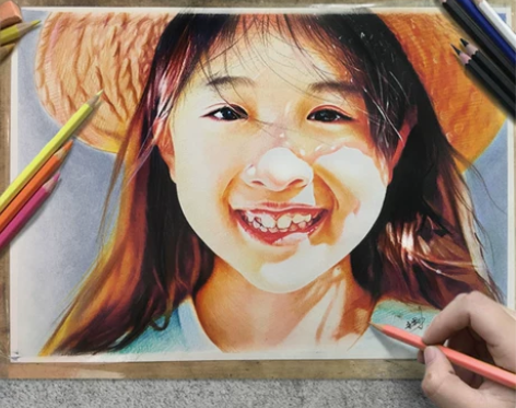 素描人物代画素描画像定制彩铅头像画真人照片...