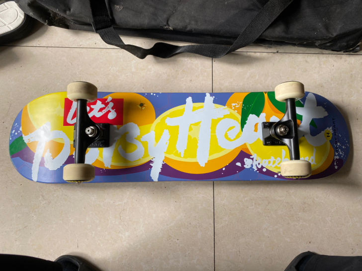 DBH专业入门滑板全能轮 水果橙子 99新...