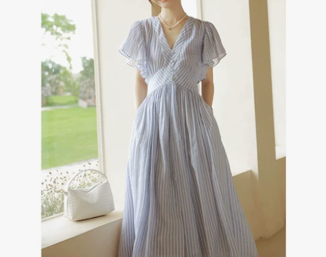 嘉绮定制 进口苎麻数码直喷!南法高档裁剪显...