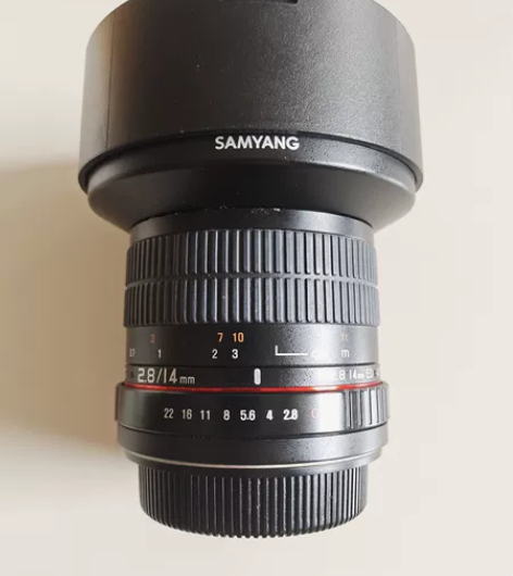 三洋sanyang广角星空镜头 ，佳能卡口...