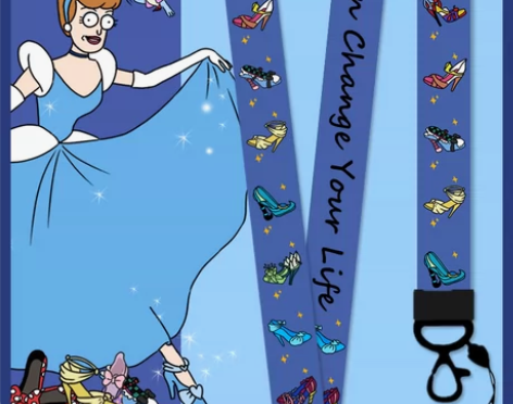 一个悲伤的店铺原创公主鞋手机挂绳可爱卡通新...