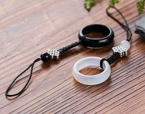 中国风手机挂绳短款挂件钥匙吊绳链指环扣防摔...