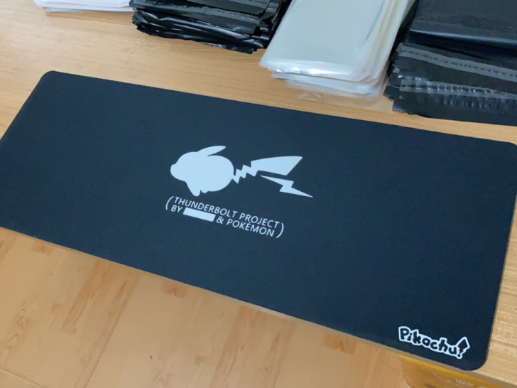 皮卡丘鼠标垫800*300*3毫米加厚超大...