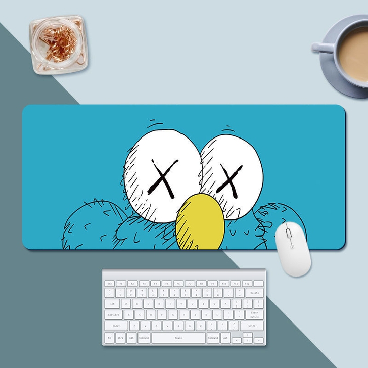 [清仓]芝麻街鼠标垫超大号中号书桌垫。