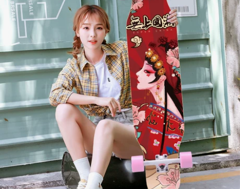 弘鹰专业滑板长板初学者成人青少年刷街韩国男...