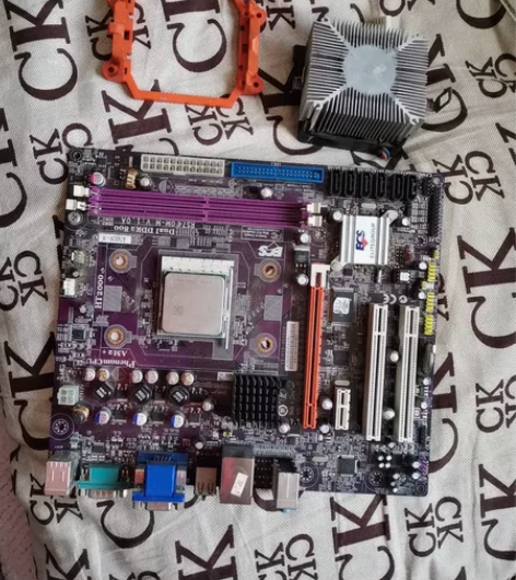 主板+cpu一起打包15，以前电脑升级拆下...